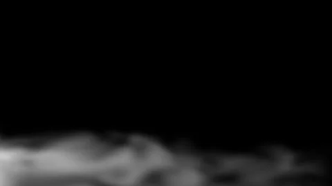 Subtle Black and White Smoke Overlay - Abstract Alpha Channel Element Stock Footage 310042365