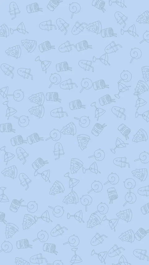 Subtle blue abstract pattern background animation with delicate light doodles Stock Footage 336834887