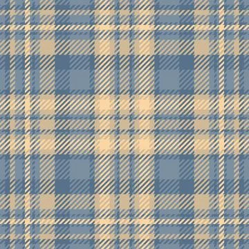Subtle blue and beige plaid pattern.  Perfect for textile design, website bac Stock Illustration