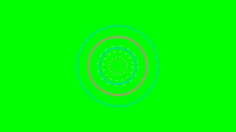 A subtle blue circular loading indicator icon on a vibrant green background Stock Footage 340903787
