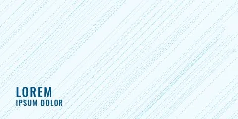 Subtle blue diagonal dots lines background Stock Illustration