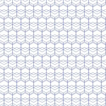 Subtle blue geometric hexagon pattern background Stock Illustration