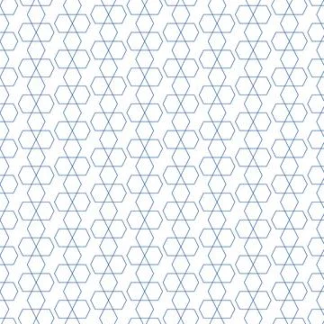 Subtle blue geometric pattern on white background Stock Illustration