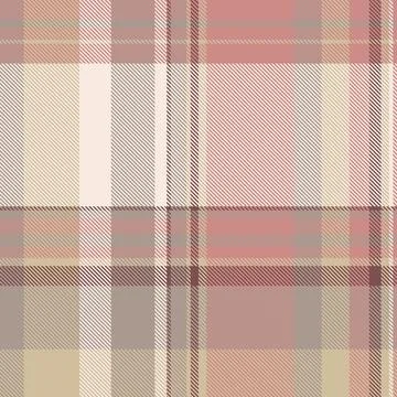 Subtle blush pink and beige plaid pattern.  Elegant and versatile, ideal for  Stock Illustration