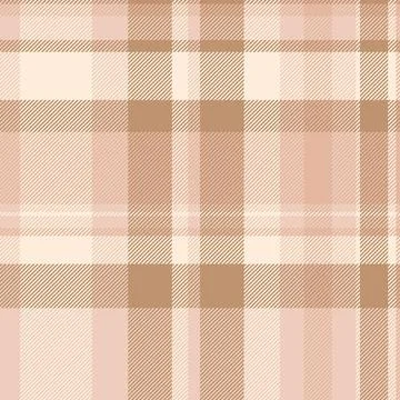 Subtle blush pink and beige plaid pattern. Elegant textile texture ideal fo.. Stock Illustration