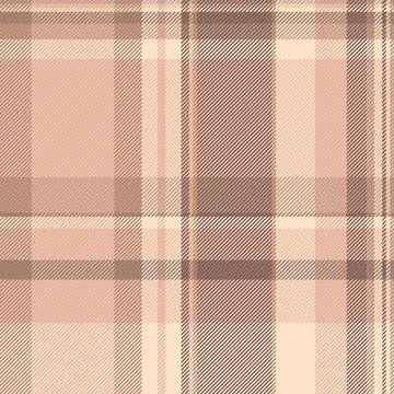 Subtle blush pink and brown plaid pattern.  Perfect for textile design, fashi Stock Illustration