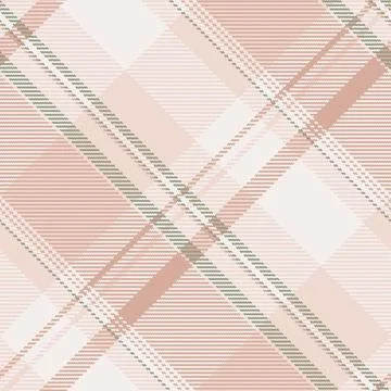 Subtle blush pink and muted green plaid pattern.  Elegant, versatile texture  Illustrazione stock