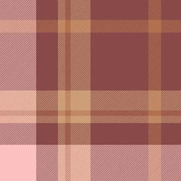 Subtle blush pink and terracotta plaid pattern.  Perfect for textile design,  Stock Illustration