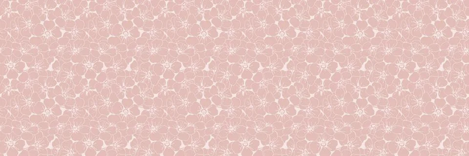 Subtle blush pink floral pattern, perfect for website backgrounds, textiles.. Stock Illustration