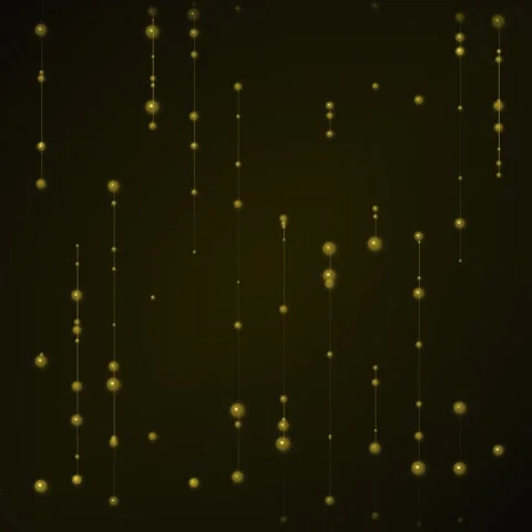 Subtle bokeh lights pattern falling on dark abstract background Stock Footage 345690262