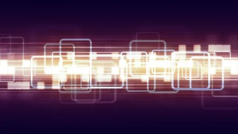 Subtle Broadcast Shapes Stock Footage 92335800