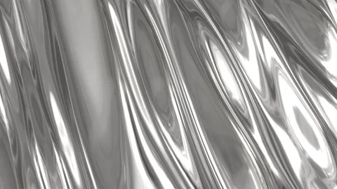 Subtle Chrome Waves Background Stock Footage 348020018