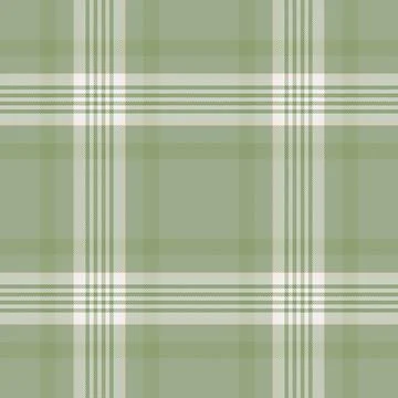 Subtle, classic plaid pattern in soft sage green and white. Perfect for backg Stock Illustration