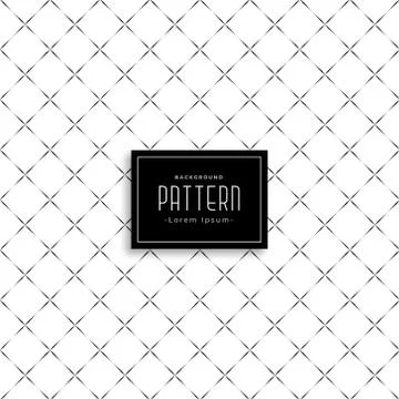 Subtle clean cross pattern design Stock Illustration