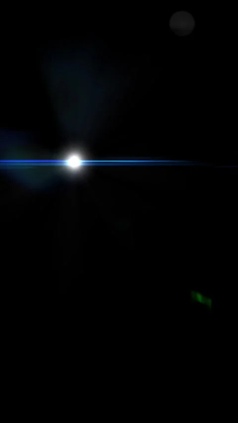 Subtle Cooke anamorphic lens flare moving left to right, vertical format Stock Footage 340134021