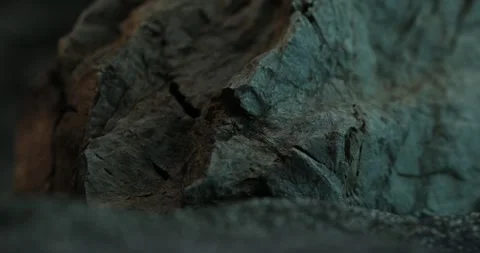 Subtle Cool-Toned Rock Texture Detail. Video stock 274642953