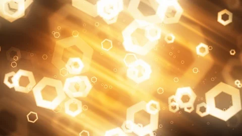 Subtle Corporate Hexa Shapes Stock Footage 97895127
