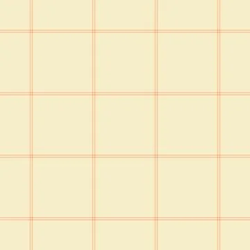 Subtle cream background with a delicate grid pattern in a muted coral shade.  Stockillustratie