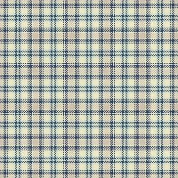 Subtle cream, beige, and blue plaid pattern.  Perfect for textile design, fas Stock Illustration