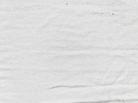 Subtle crumpled white paper texture on light blue background minimalist abstr Stock-Fotos