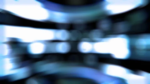 Subtle Curvy Lights Bokeh Stock Footage 94853754