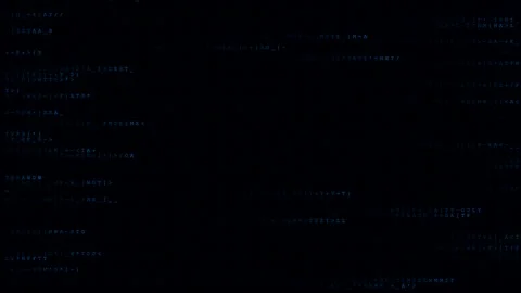Subtle Cyber Interface: Faint Blue Code Lines on Dark Screen 库存影片 339178240