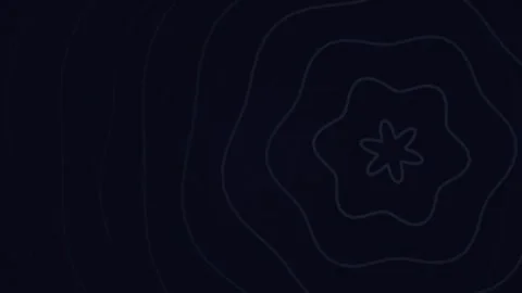 Subtle Dark Blue Abstract Ripple Contours Stock Footage 337516108