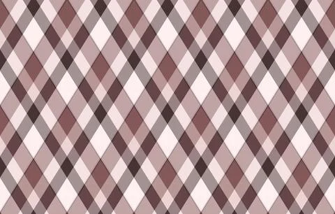 Subtle diagonal plaid pattern in muted browns and creams.  Perfect for textil Stock Illustration