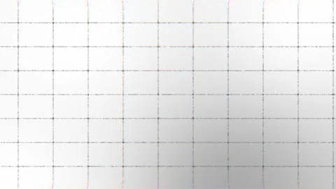 Subtle digital glitch on a clean white grid pattern abstract background Stock Footage 345917960