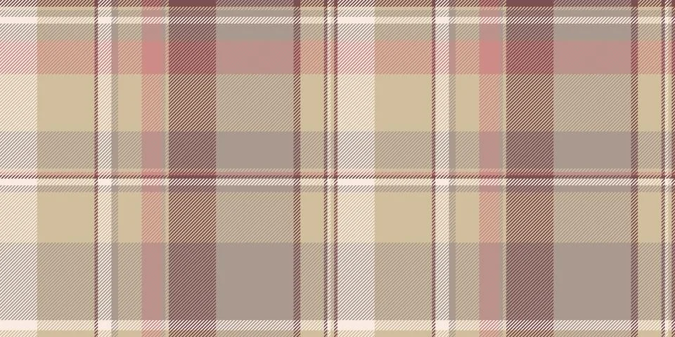Subtle earthtoned plaid pattern, perfect for textile designs, website backgro Illustrazione stock