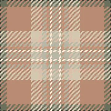 Subtle earthtoned plaid pattern.  Perfect for fall fashion, home decor, or .. Stock Illustration
