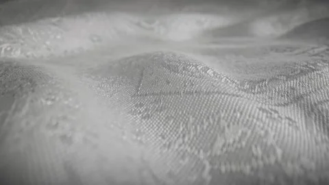 The Subtle Elegance of White Fabric Texture Stock Footage 309640375