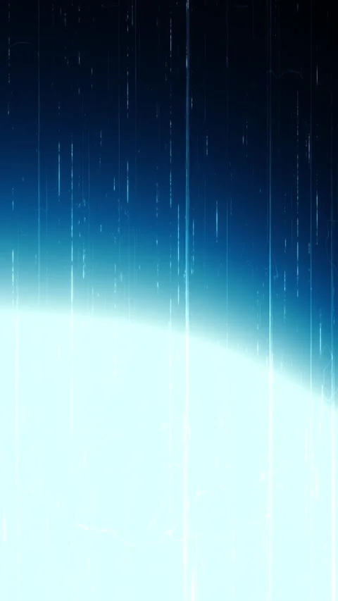 Subtle falling light streaks creating digital rain effect. glitch texture Stock Footage 333910494