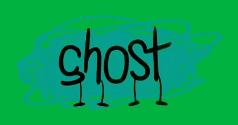 Subtle flickering animating ghost graphic scribble speckle pulsing on clear Video stock 317283907
