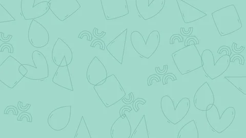 Subtle Floral Pattern Background in Light Teal for Design Projects. Stock Footage 320163372