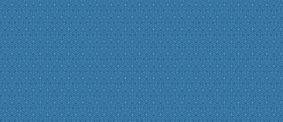 Subtle geometric pattern in calming blue tones.  Perfect for backgrounds, web Illustrazione stock
