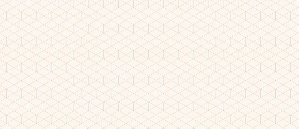 Subtle geometric pattern featuring interconnected cubes, creating an elegant  Stock Illustration