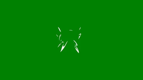 A subtle glowing arc swirling gently on a green screen perfect Video stock 301387423