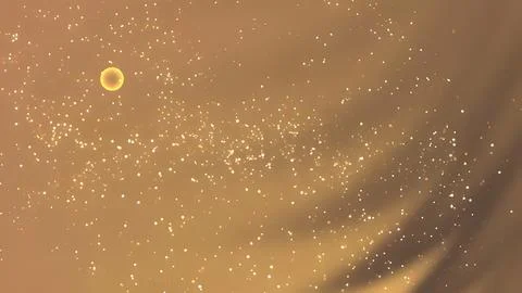 Subtle golden glitter pattern on a tan background. Stock Illustration