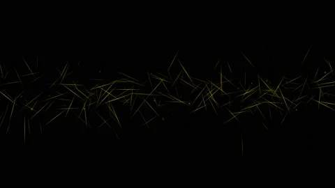 Subtle Golden Lines Particles in the Center Stock Footage 133026813