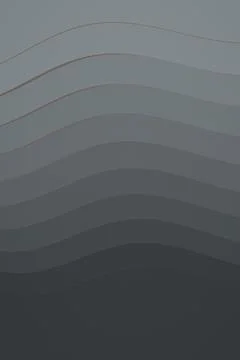 Subtle gray layers curve across the frame in a minimalist abstract design, .. 스톡 일러스트