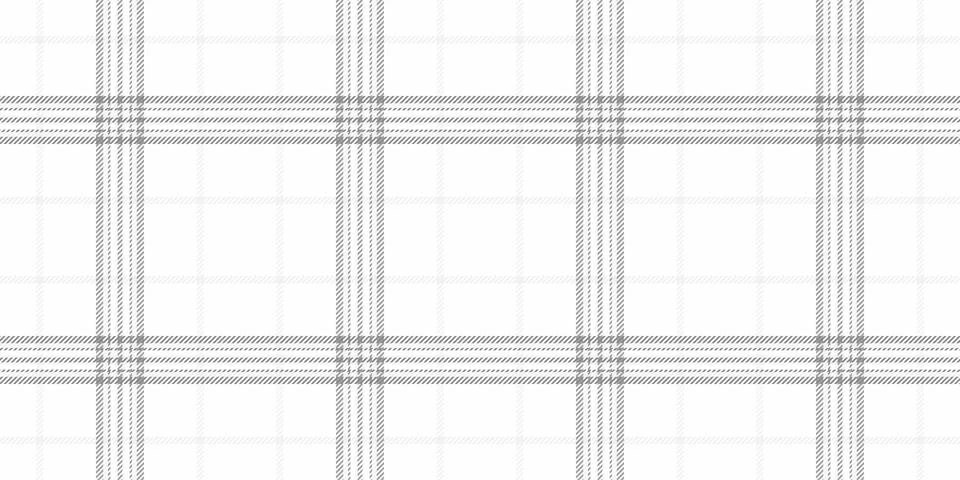 Subtle gray plaid pattern on white background.  Perfect for textile design, w Stockillustratie