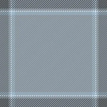 Subtle grey plaid pattern with a classic woven texture. Versatile for backgro Stock Illustration