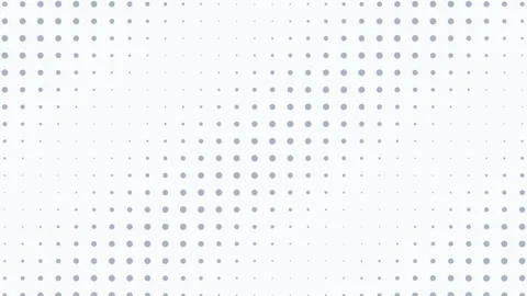 Subtle halftone polka dot pattern background for minimalist abstract design Stock Footage 343631201
