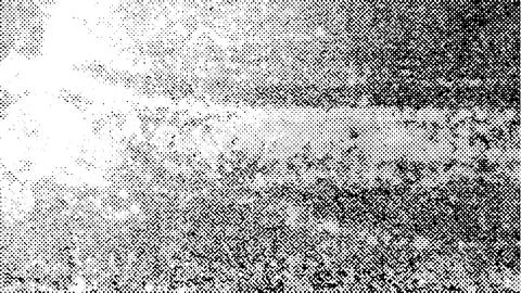 Subtle halftone vector texture overlay. 16x9 Monochrome abstract splattered Illustrazione stock