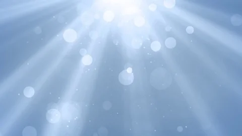 Subtle Heavenly Light Rays and Bokeh Stock Footage 78594378