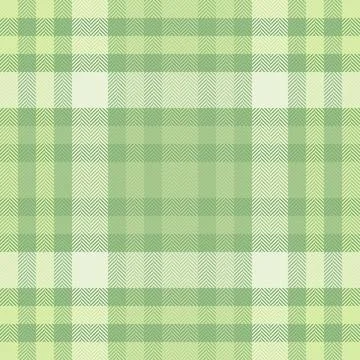 Subtle herringbone plaid pattern in calming pastel greens and creamy whites.  Stock Illustration