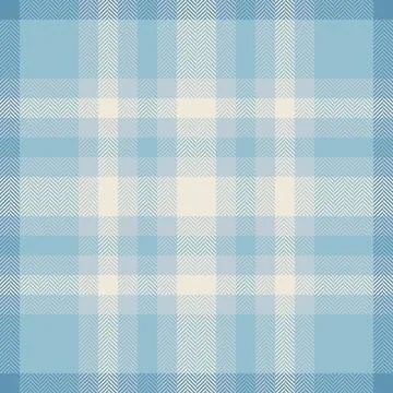Subtle herringbone plaid pattern in calming blue and cream tones.  Perfect fo Stock Illustration