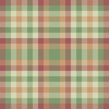 Subtle herringbone plaid pattern in muted earth tones.  Perfect for autumnal  库存插图