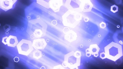 Subtle Hexagon Shapes Tunnel Stock Footage 97895099